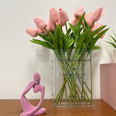 Clear Book Vase, A Book About Flowers