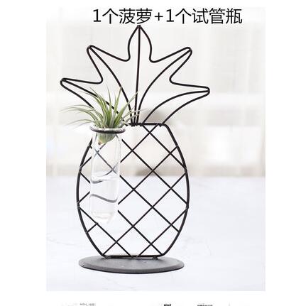 Home Party Decoration Vase Abstract Black Lines Minimalist Abstract Iron Vase Dried Flower Vase Racks Nordic Flower Ornaments