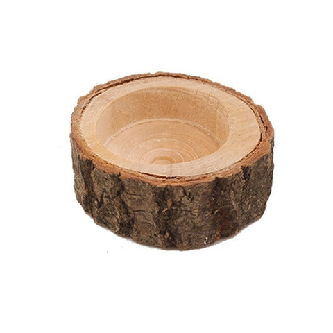 Wooden Flower Pots Balcony Plants Green Bonsai Succulent Flowerpot Vase Crafts Ornaments Creative Home Candle Holders Decoration