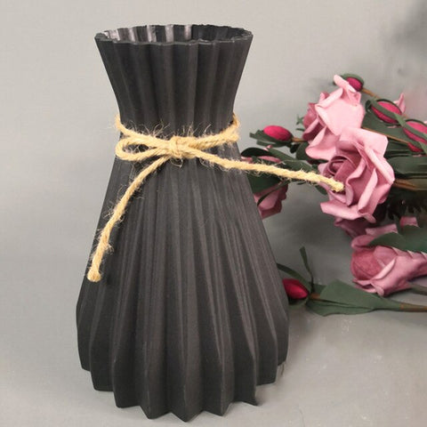 1PCS Creative Imitation Rattan Simplicity Vases Anti-ceramic Vases European Wedding Modern Room Decorations Home Decoration