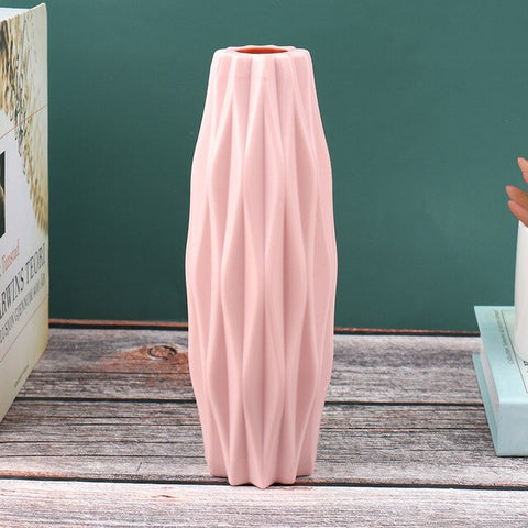 1PCS Creative Imitation Rattan Simplicity Vases Anti-ceramic Vases European Wedding Modern Room Decorations Home Decoration