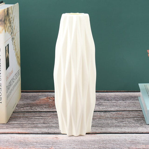 1PCS Creative Imitation Rattan Simplicity Vases Anti-ceramic Vases European Wedding Modern Room Decorations Home Decoration