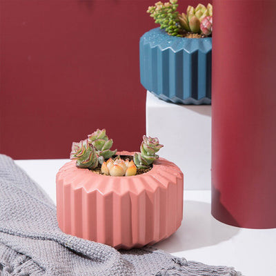 Nordic Imitation Ceramic Vase European Style Anti-Ceramic Vase Plastic Succulent Hydroponic Plant Simple Wedding Home Decoration