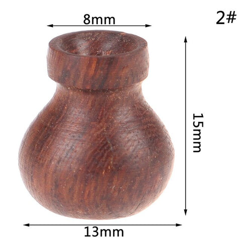 1:12 Dollhouse Miniatures Wood Vase Model Doll House Accessories Decorative Toy